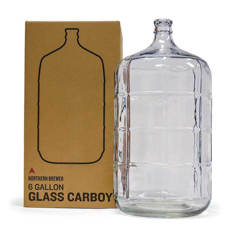 6 Gallon Clear Glass Carboy Fermenter Midwest Supplies