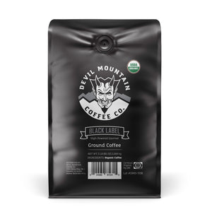 black label coffee caffeine content
