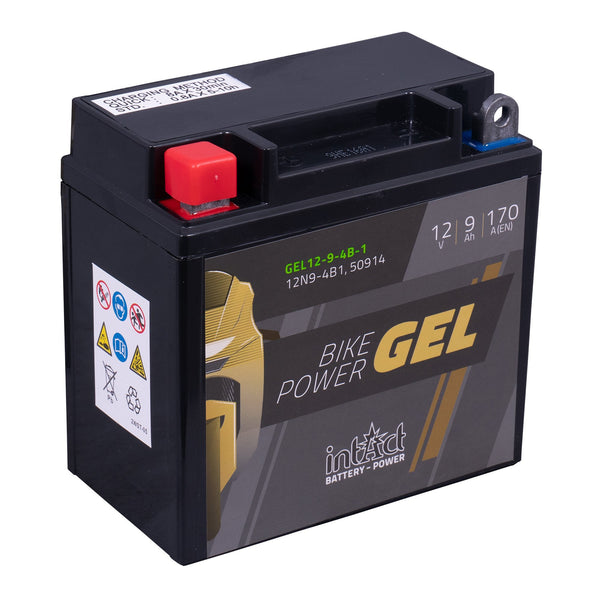 intAct YTX9-BS / 50812 Gel Bike-Power Battery – Biker Parts Direct Ltd