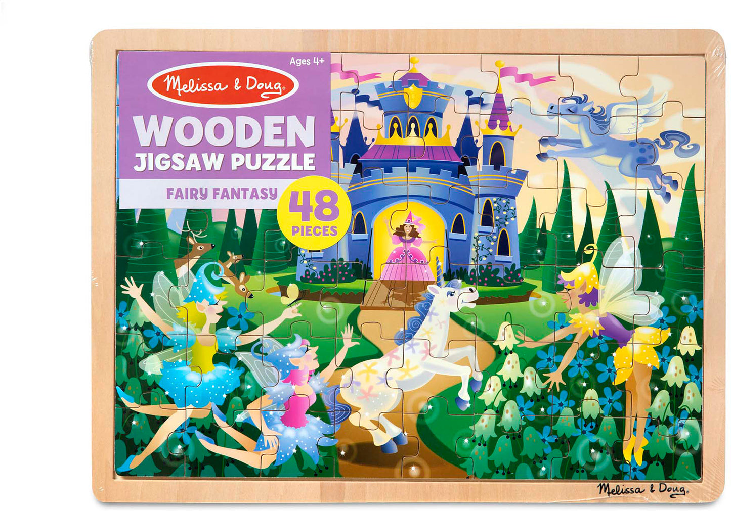 Fairy Fantasy 48pc Wooden Jigsaw