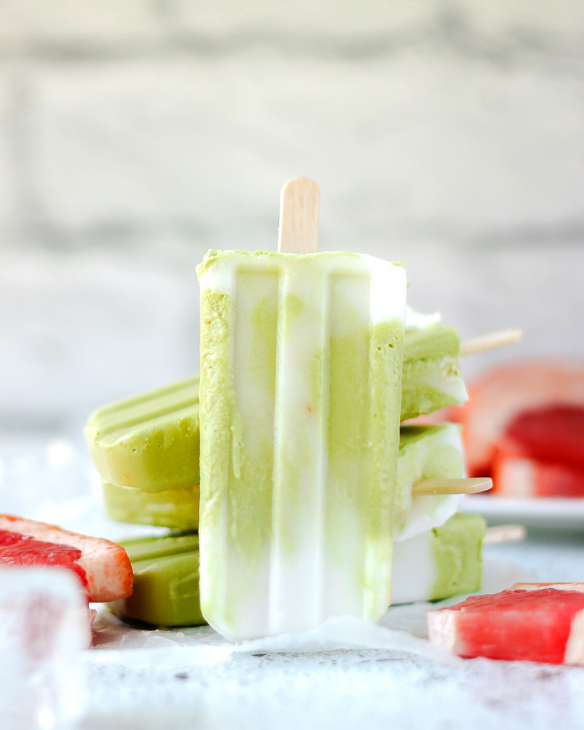 Popsicles au Matcha Collagène