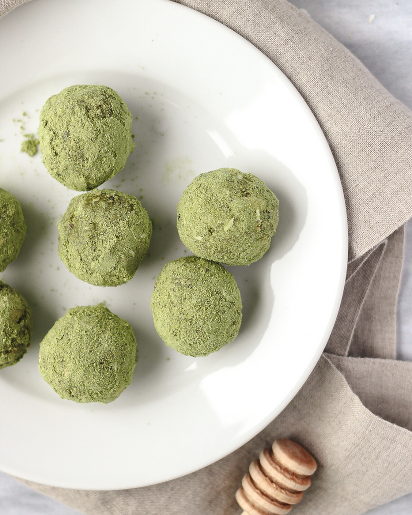 Boules de Protéine au Matcha Collagène