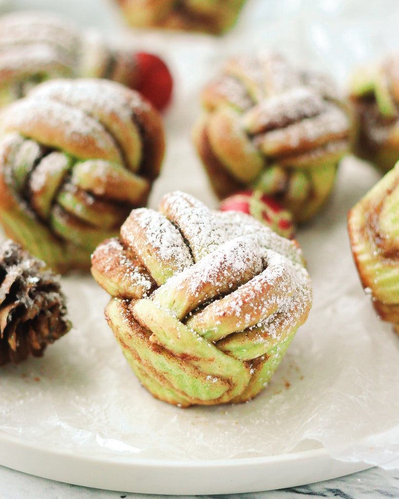 Teangle Brioches au Matcha et à la cannelle