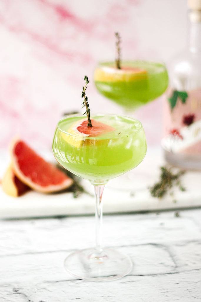 Matcha-Gin Mocktail Teangle