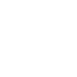 A simple black leaf icon on a white background.