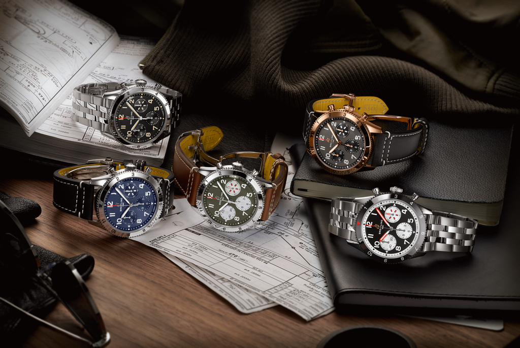 Re-edition of the Breitling Classic AVI watch collection