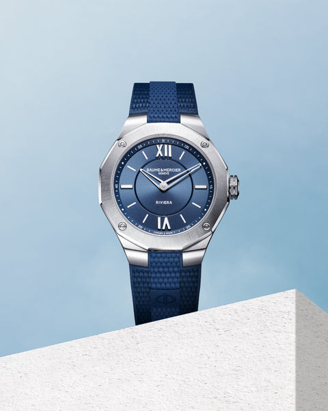 A summer spirit for the new Baume & Mercier Riviera models – Hardy ...