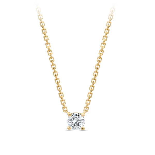9ct White Gold 1/4 Carat Diamond Pendant On 40cm Chain – Shiels Jewellers