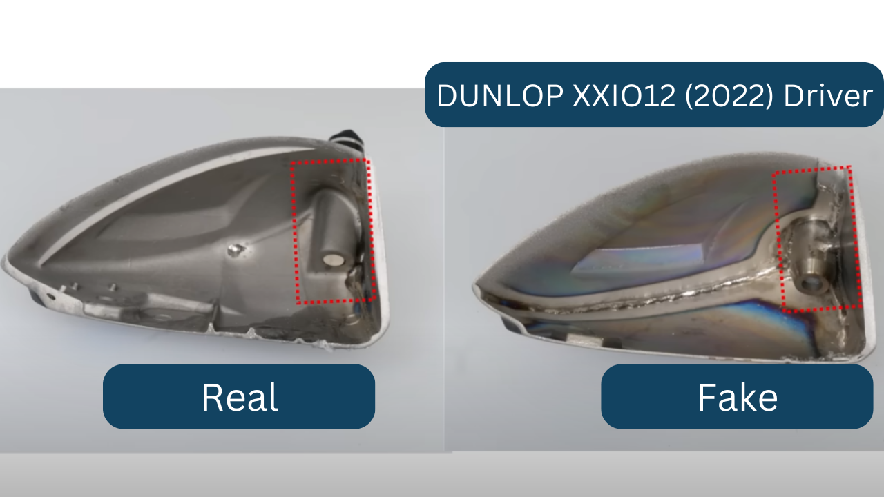 Real vs fake DUNLOP XXIO12