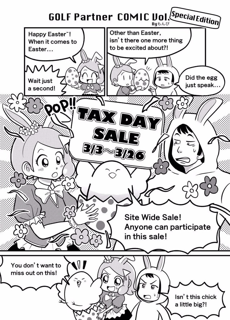 Tax day sale comic