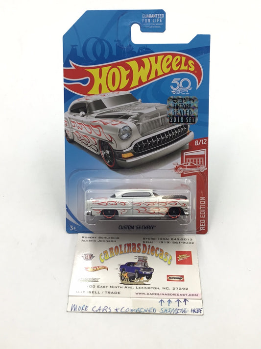  DieCast Hotwheels Custom Otto [Red Edition] 8/12 : Toys & Games