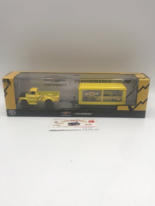 Caminhão Chevrolet C60 + Camaro ss/rs 396 1967 R31 Auto Hauler M2 Machines  1:64 no Shoptime