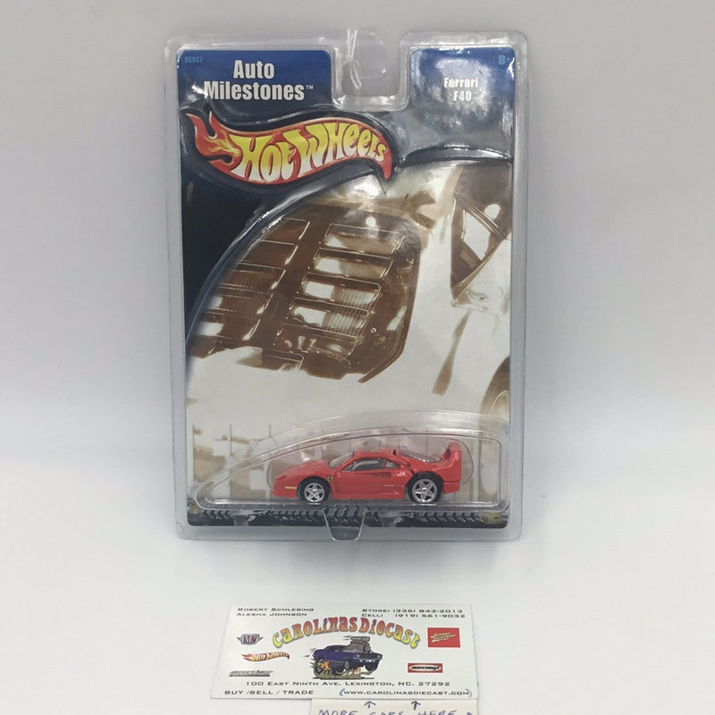 hot wheels auto milestones ferrari f40