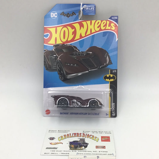 2022 hot wheels L M case #32 Batman Arkham asylum Batmobile purple