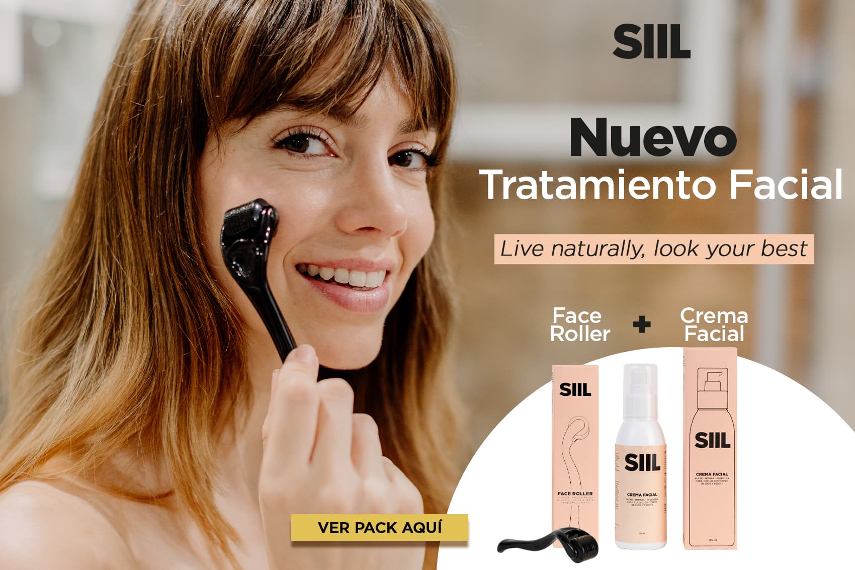 Tratamiento facial Natural antiarrugas marcas acne SIIL