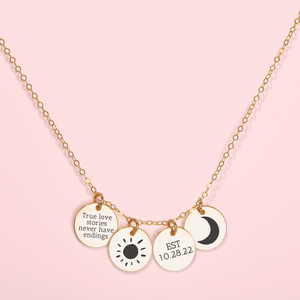 Personalized Disc Necklaces