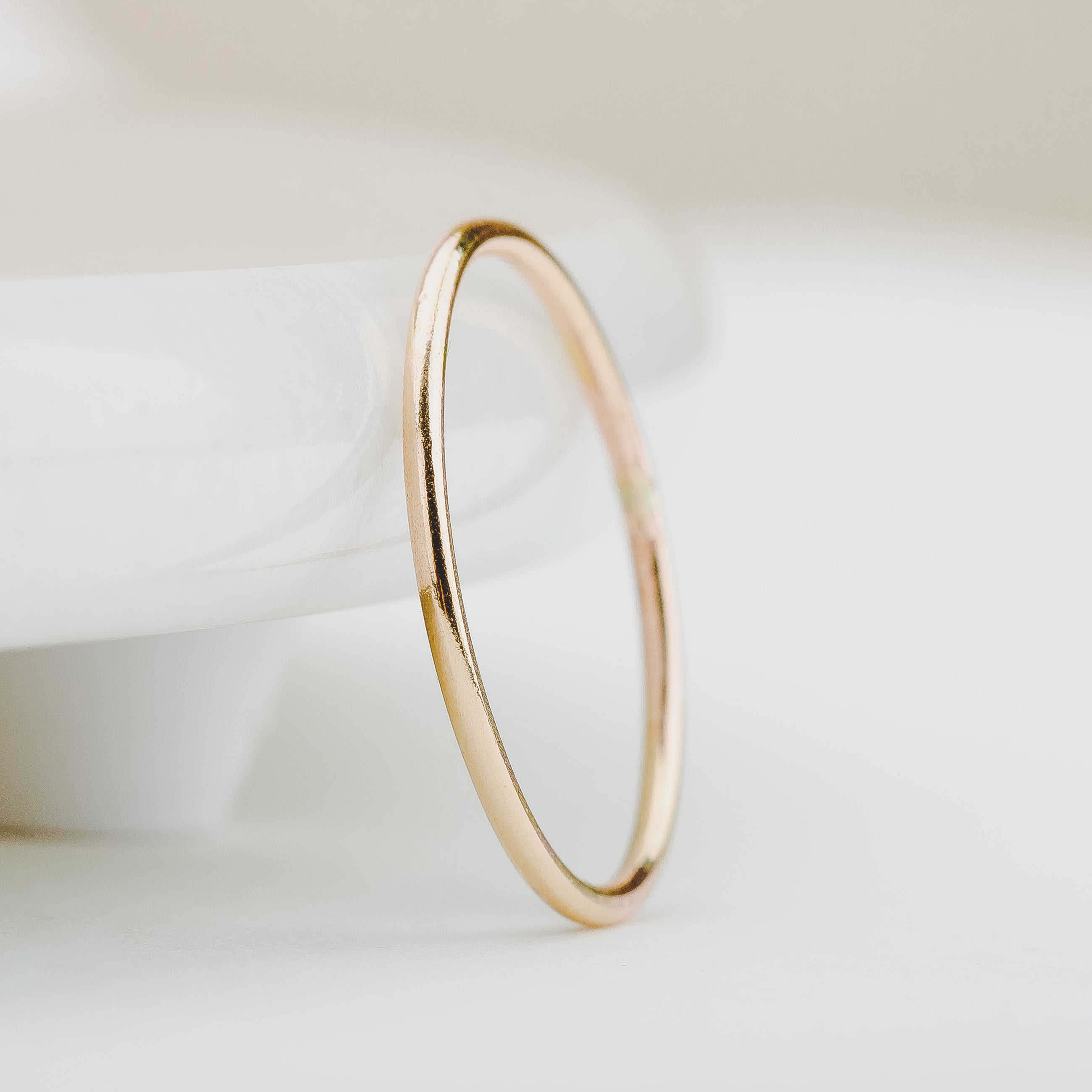 Smooth Stacking Ring - Melanie Golden Jewelry product image