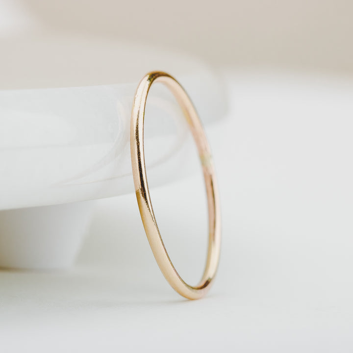 Thin Rope Stacking Ring | Gold by Manna Yellow Gold / 8