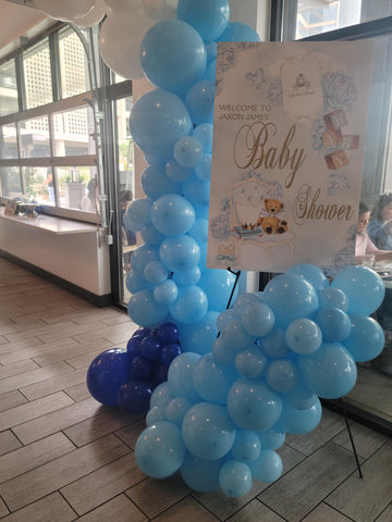baby shower balloon welcome sign