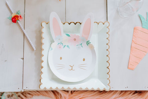 Easter party supplies and plates