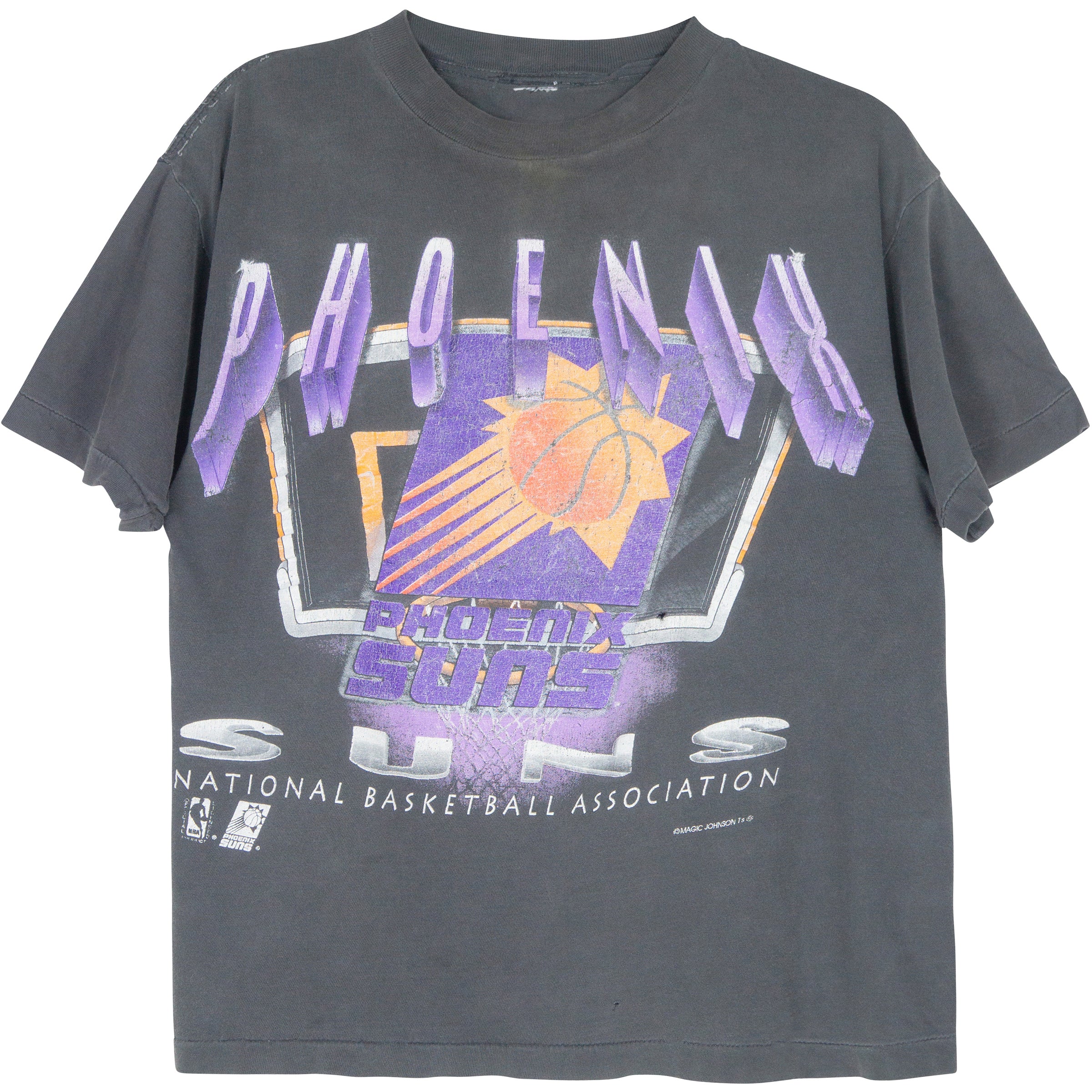 Vintage 1990s Phoenix Suns NBA Graphic T-Shirt / Made In USA