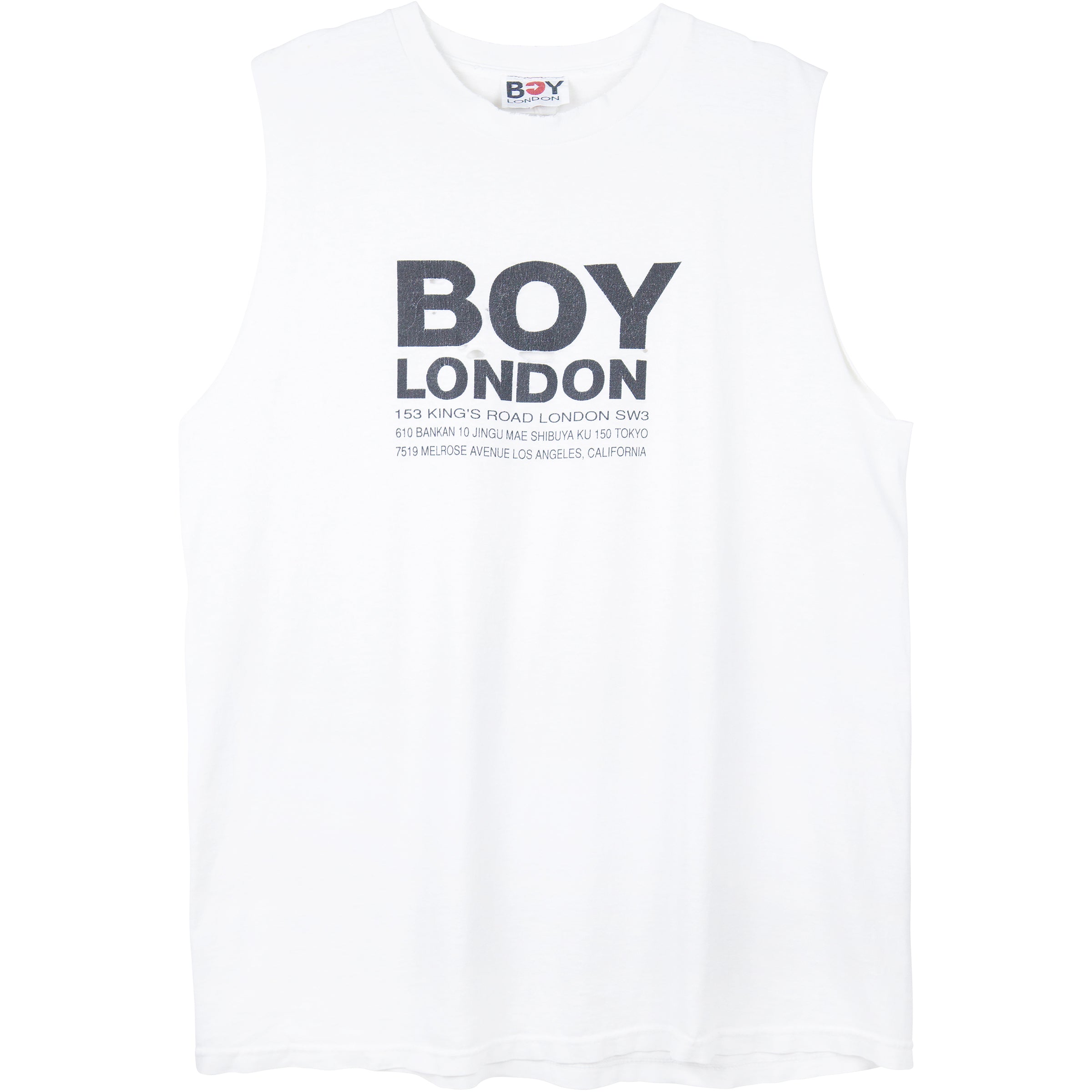 VINTAGE BOY LONDON CUT OFF TEE