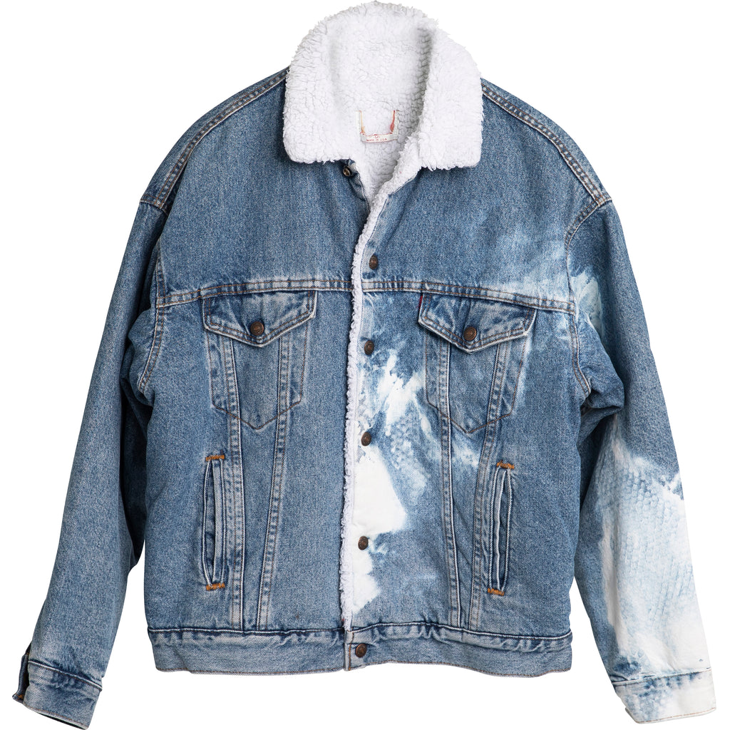 VINTAGE LEVI'S SHERPA DENIM JACKET – RXMANCE