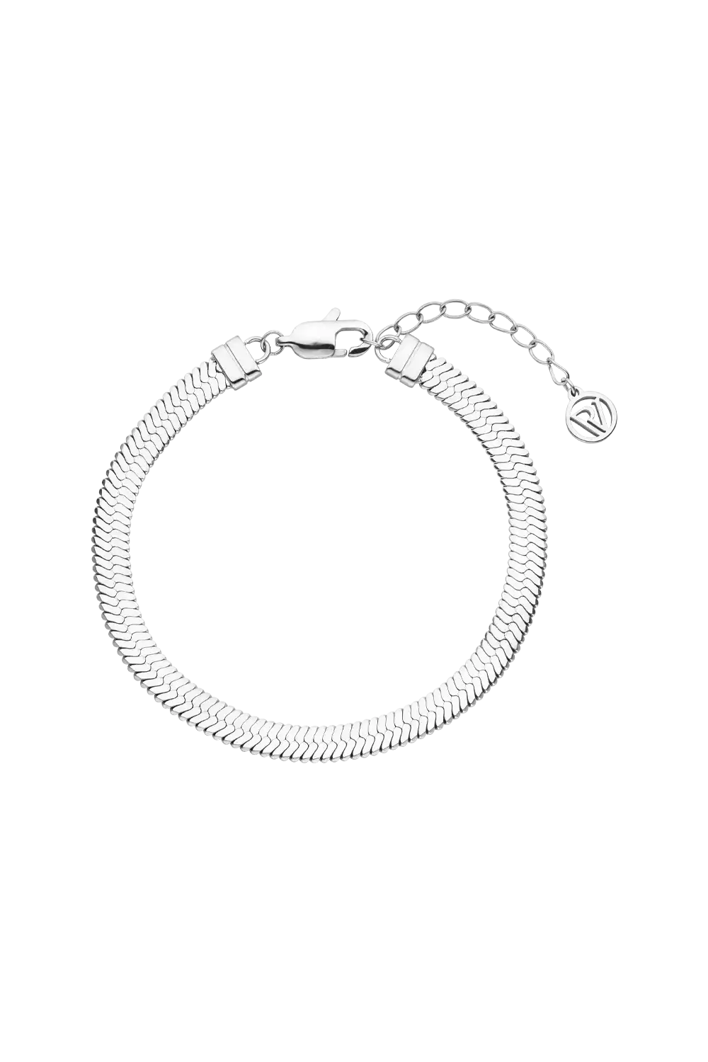 PAUL VALENTINE Bracelet | Molten Sleek Bracelet Silver