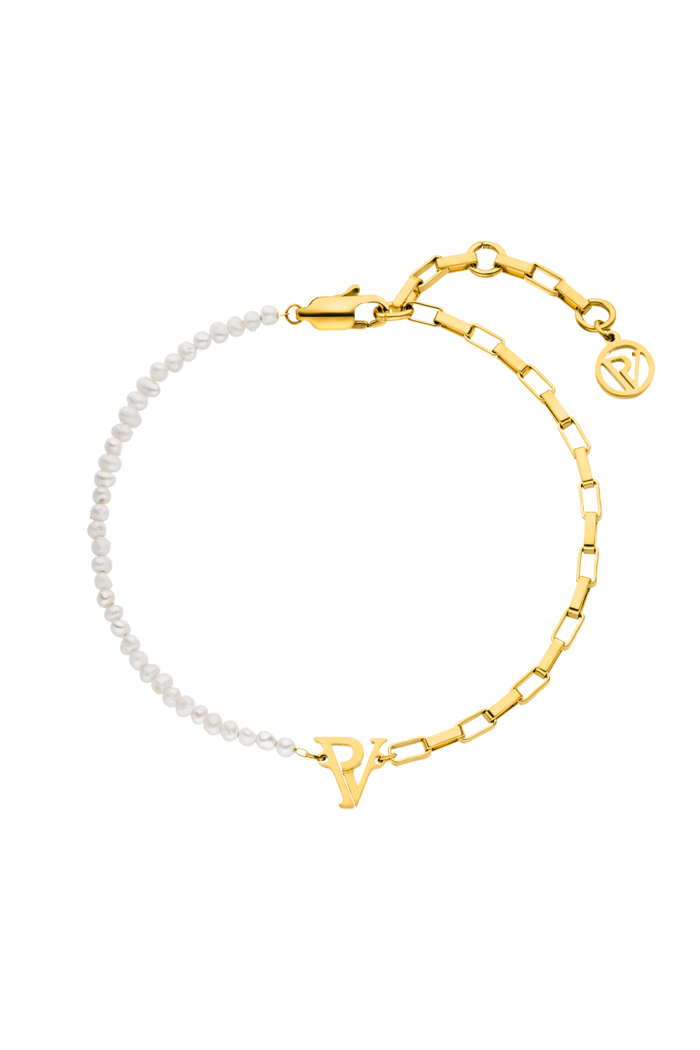 Pearl Bracelet 14K Gold Plated