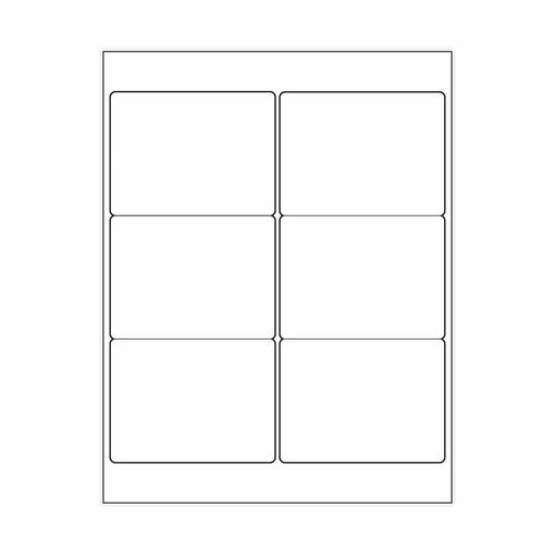 blank rectangular sticker