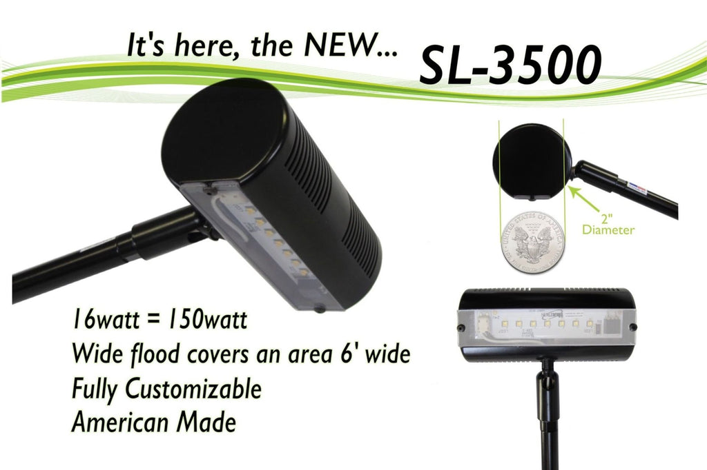 NEW SL-3500 LED Wide Flood Stem Light