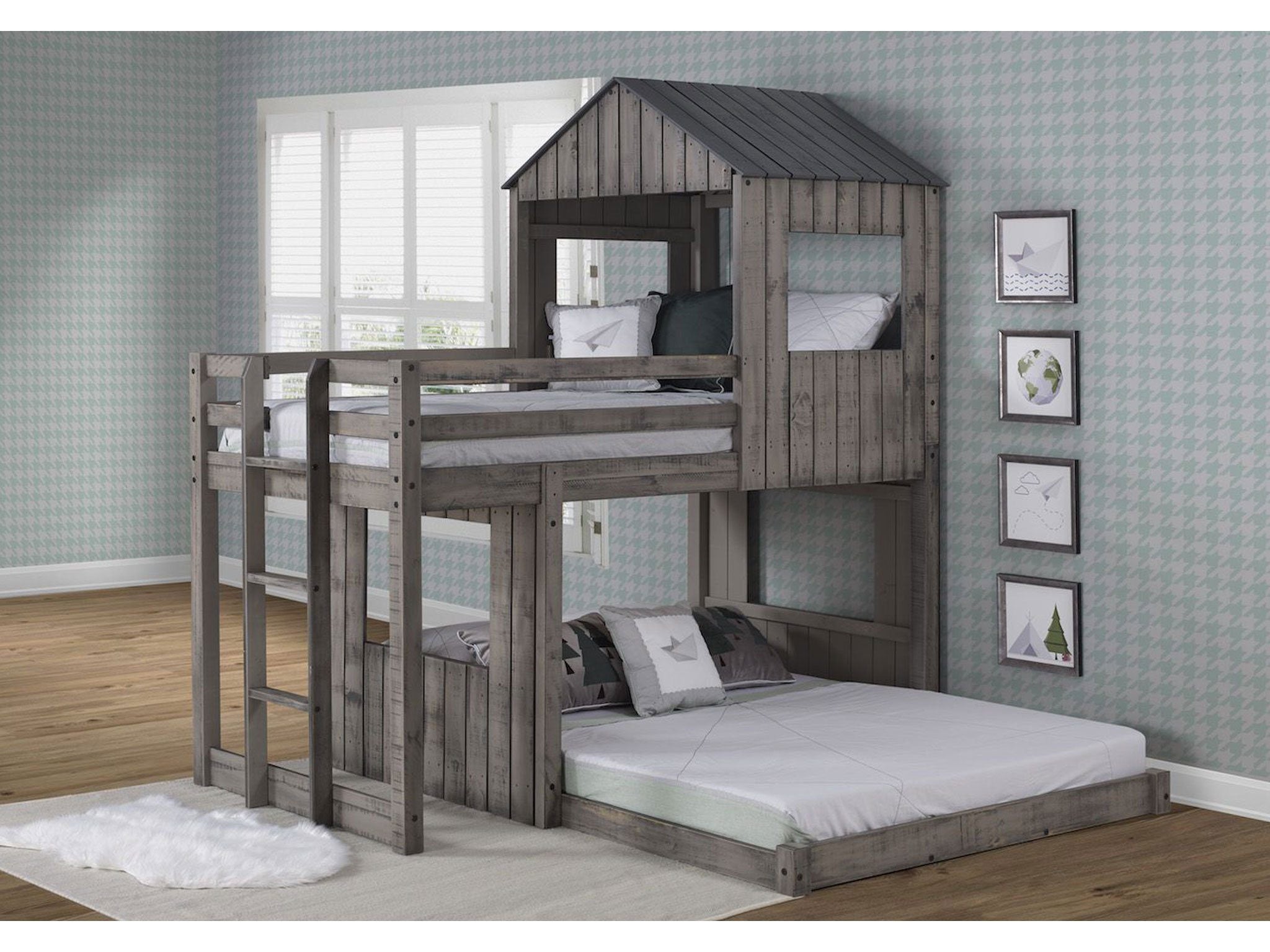 donco twin treehouse loft bed