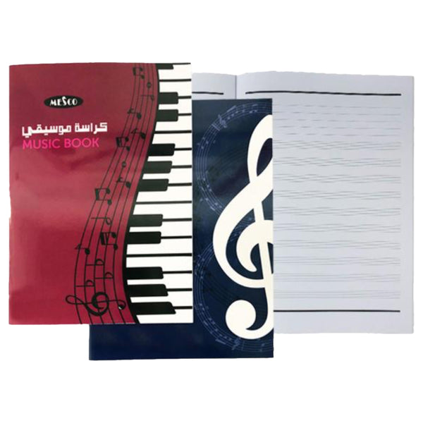 Mesco Music Book, 40sheets/pad Office Supplies Dubai