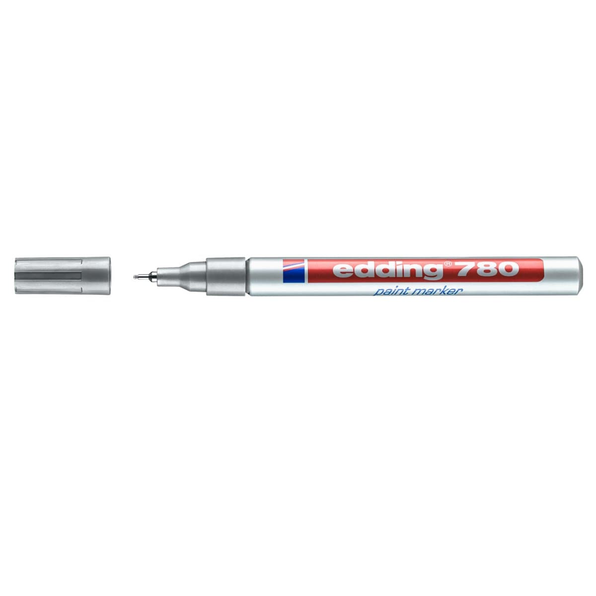 edding 780 Paint Marker, 0.8mm Bullet Tip, Silver - Office Office One LLC