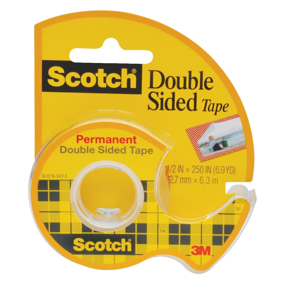 3m double sided tape 2 inch