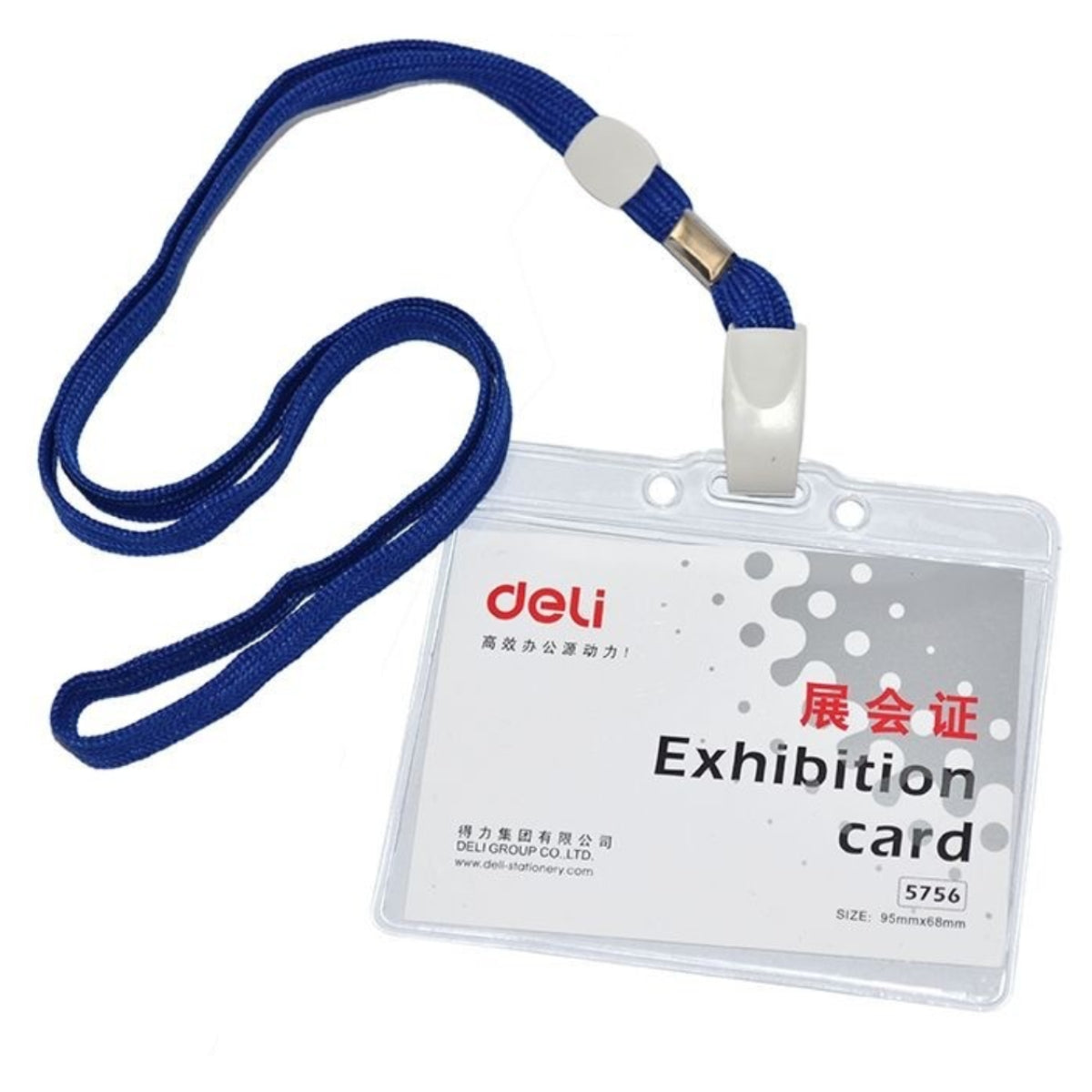 Details about   Dubai Lanyard ID Badge Holder Blue Document Holder 