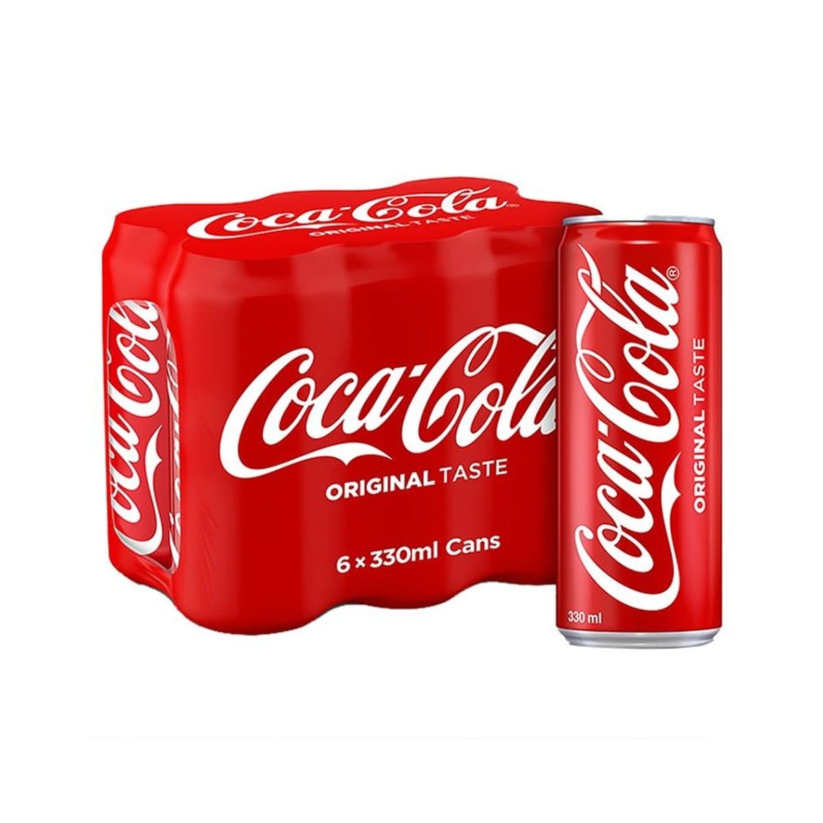 Coca Cola Regular Can 330ml 6pack Office Supplies Dubai Abu