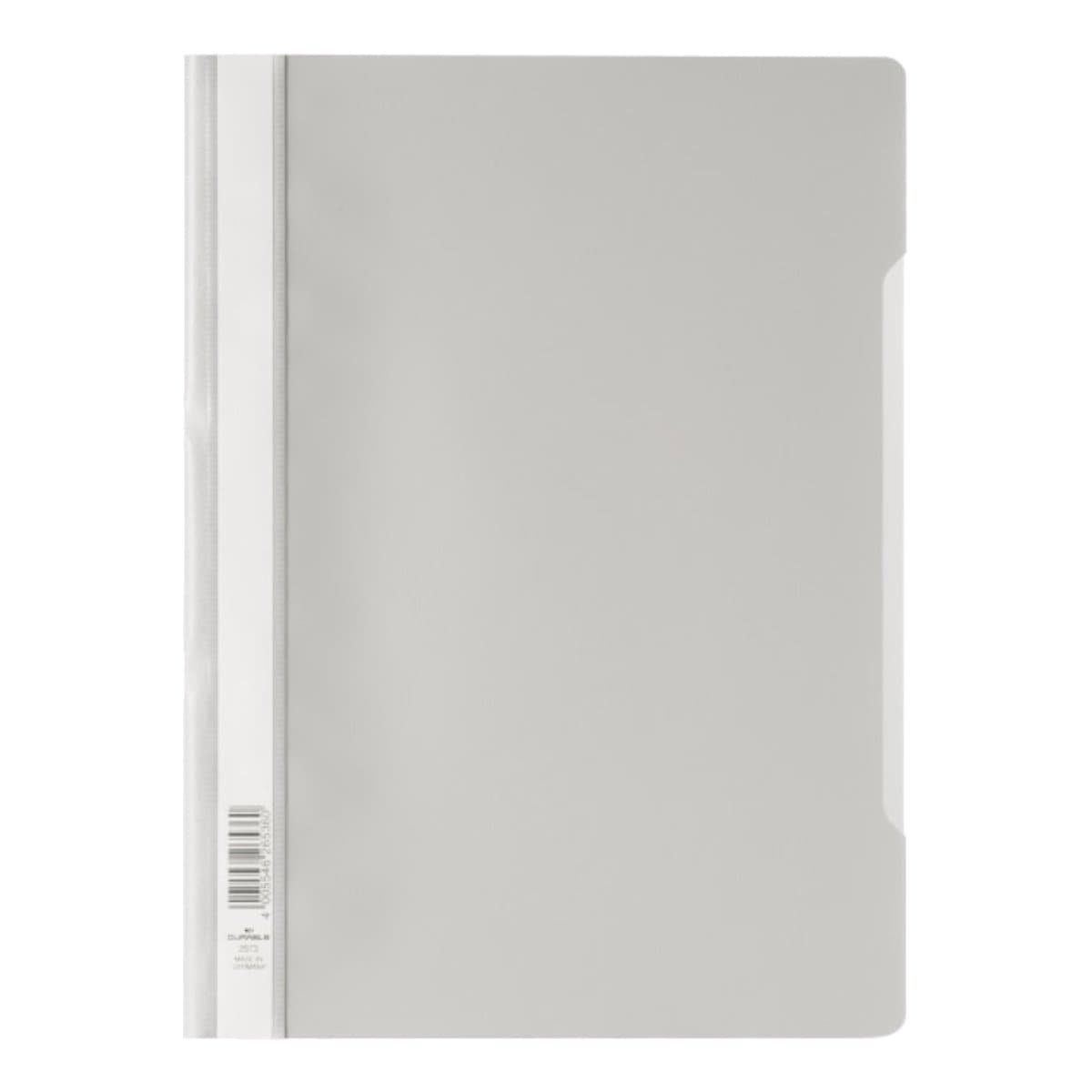 Durable Clear View Folder - Economy A4, Grey - Office Supplies | Du ...