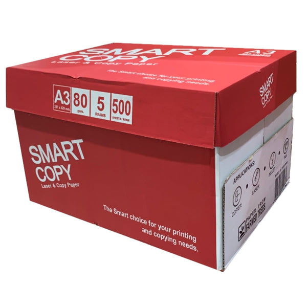 Smart Copy Paper A3 80gsm 500sheetsream White Office Supplies Office One Llc 4203