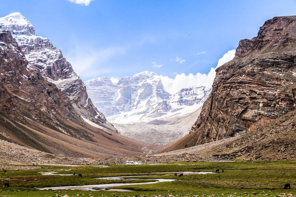 : A valley we camped in at the base of Peak Engels in the former USSR