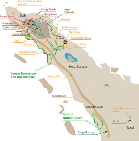 Sumatra Gayo Map
