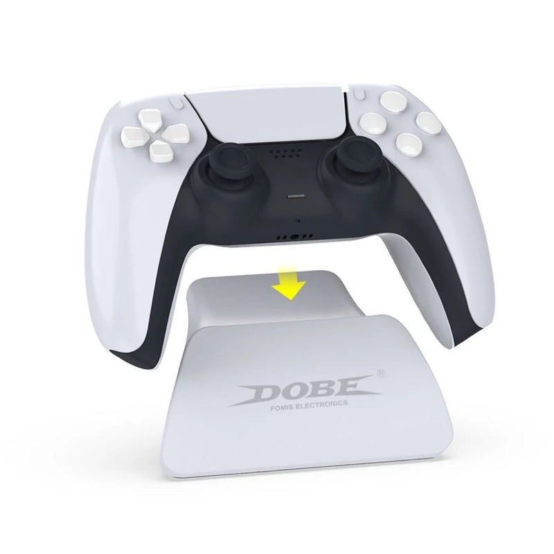 DOBE Display Stand Charging Kit for PlayStation 5 Controller - White - smartzonekw