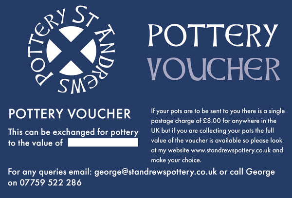 St Andrews Pottery voucher