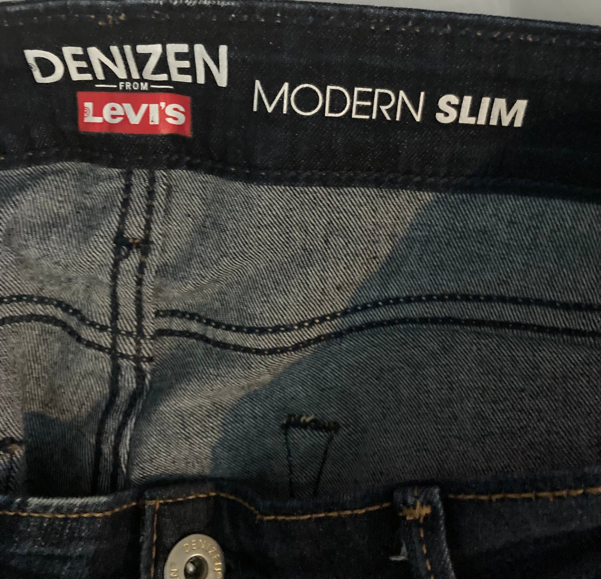 Levi's Denizen Modern Slim Blue Jeans Women's Size 14 Long – TreasuresCove