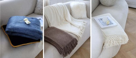 Wolldecke - Decke aus Wolle - Decke