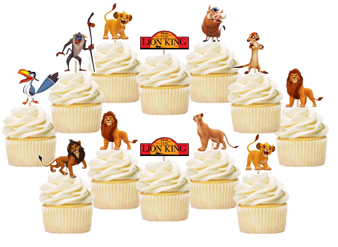 Lion King Cupcake Toppers Handmade Party Mania Usa