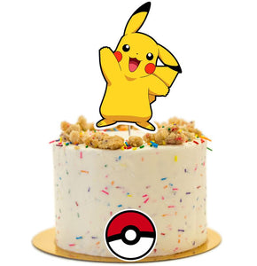 Pikachu Birthday Cake Topper Pokemon Birthday Party Supplies Cake Dec Party Mania Usa - roblox dragon ball x twitter codes roblox cake