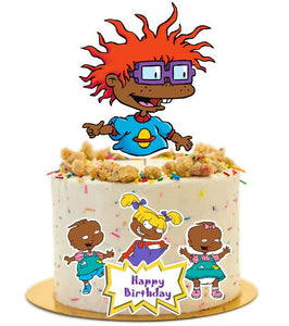 African American Rugrats Cake Topper Afro Rugrats Cake Topper Party Mania Usa - roblox dragon ball x twitter codes roblox cake