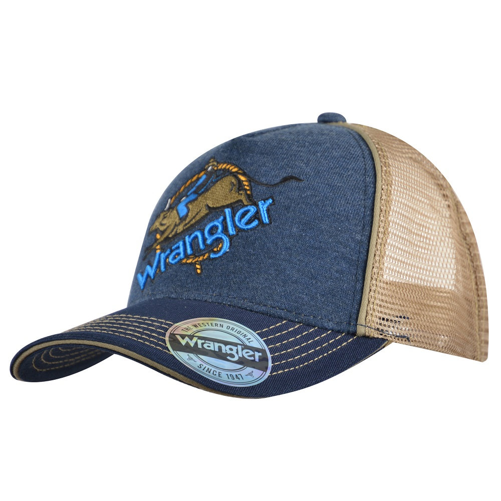 Wrangler Kids Rope Trucker Cap | Navy - Hiscocks