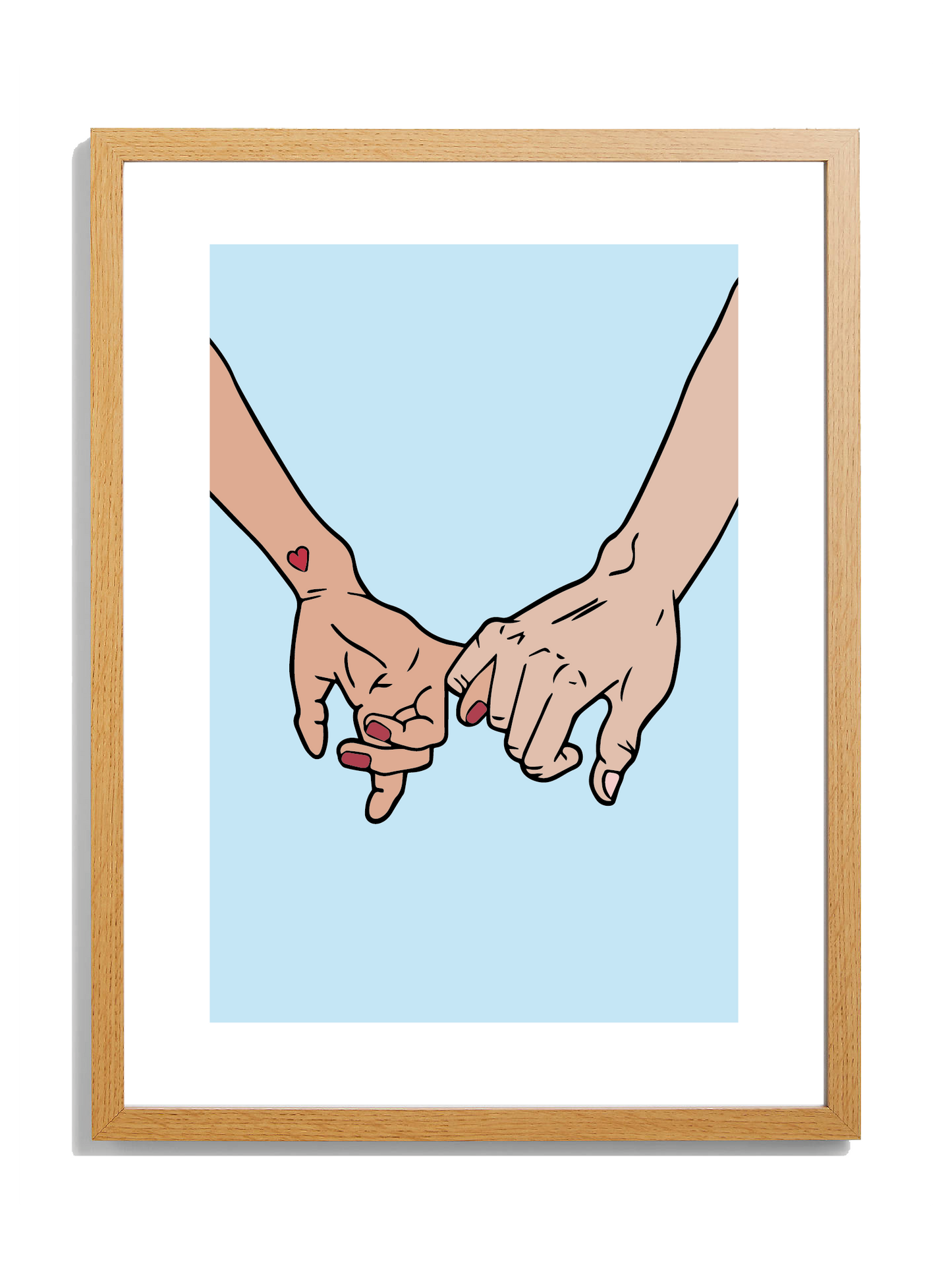 Lover's Pinky Promise (Limited, 50) - Art Print - Luke Horton – Luke ...